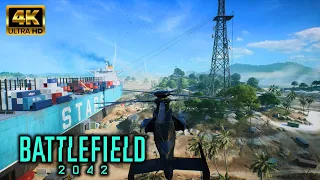 Battlefield 2042 Stealth Helicopter Highlights No Commentary [4K 60FPS]