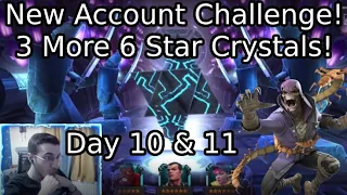 New Account Challenge Day 10 And 11 Recap! 3 More 6 Stars Join The Roster! | MCOC