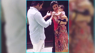 Karanvir Bohra's Baby Wants To Stay With Mouni Roy