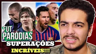 REAGINDO AS MAIORES SUPERAÇÕES DO FUTEBOL | Paródia Amor e Fé - FutParódias