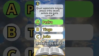 QUIZ BÍBLICO - PERGUNTAS DA VIDA DE JESUS CRISTO #01 - Acerte essas perguntas #bíblia  #jesus