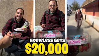 Millionaire blessed the homeless man with $20,000 cash and made us cry!