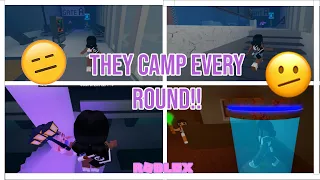 EVERYONE CAMPS AS THE BEAST!! (Roblox Flee the Facility)