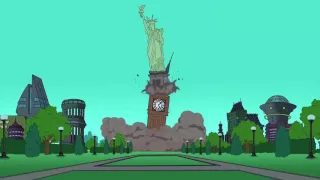 Futurama - Earth stops spinning