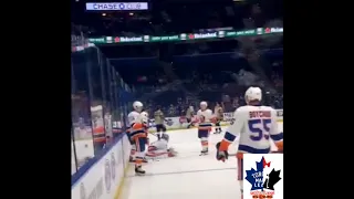 New York Islanders - pregame warmup and practice - November 7th, 8th and 9th, 2018