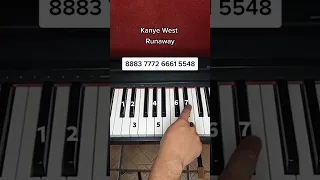 Kanye West - Runaway Piano Tutorial