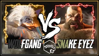 SF6  ➣ WOLFGANG ( BLANKA ) VS SNAKE EYEZ ( ZANGIEF ) 4K ACTION