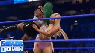 Wwe 2k22 Smackdown - Sasha Banks and Shotzi Vs Charlotte Flair and Tiffany Stratton