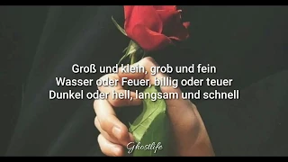 Frau & Mann LINDEMANN //(Lyrics)//