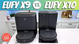 eufy X9 Pro vs eufy X10 Pro Omni Robot Vacuum and Mop  What's the Difference?