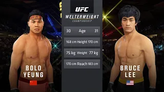 Bolo Yeung vs. Bruce Lee - EA Sports UFC 4 - Epic Fight 🔥🐲