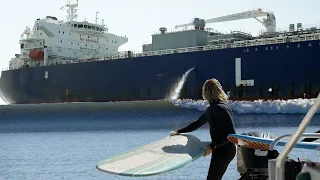 I Finally went TANKER SURFING in Galveston, Texas!