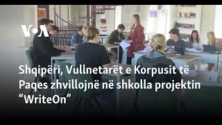 Shqipëri, vullnetarët e Korpusit të Paqes zhvillojnë në shkolla projektin "Write On"