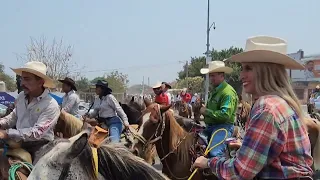 Cabalgata de los 505 años de la llegada del caballo a México