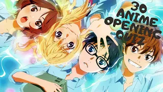 Anime Opening Quiz | 30 Openings