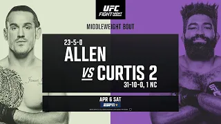 UFC VEGAS 90 LIVE ALLEN VS CURTIS 2 LIVESTREAM & FULL FIGHT NIGHT COMPANION