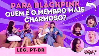 (LEG. PT-BR) QUEM É MELHOR NAS CANTADAS? - BLACKPINK paquerando.