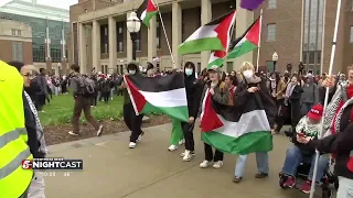 Pro-Palestine protesters set up new encampment on U of M campus