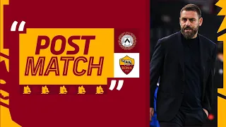 “Una vittoria che ci darà grande fiducia” | DANIELE DE ROSSI AL TERMINE DI UDINESE-ROMA