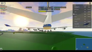 747 Butter landing at Perth (PTFS)
