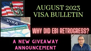 August 2023 Visa Bulletin EB1 retrogressed 10 years. Why? Documents for Canadian Work Permit for H1b