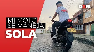 MI MOTO SE MANEJA SOLA  😲 😲💥 (Hero Hunk 160 R)