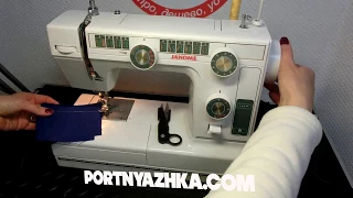 Обзор швейной машины Janome L-394 /Janome LE 22