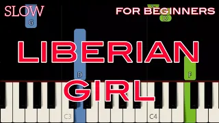 LIBERIAN GIRL [ HD ] - MICHAEL JACKSON | SLOW & EASY PIANO