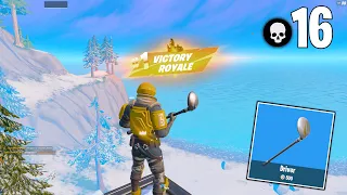 16 ELIMINATIONS SOLO WIN WITH DRIVER PICKAXE (FORTNITE SEASON 3)