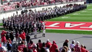 Ohio State University Marching Band marches UP the Ramp after OSU vs IU. 11 5 2011