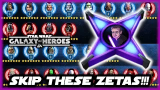 All the Lightspeed Bundle Zetas You Do and Don't Need!  Star Wars Galaxy of Heroes