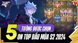 Liên Quân Top 5 Tướng Có Tỷ Lệ Chọn Cao Nhất Rank Việt Đầu Mùa S2 2024, TNG