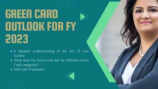 Green Card Outlook for Fiscal Year 2022 ( Talk with @TrendingWithJyotsnaSharma )