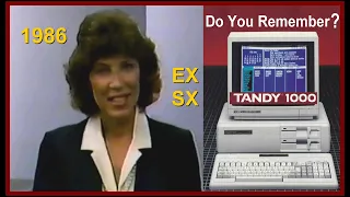 TANDY Computer History: SELLING the TANDY 1000 EX SX  (IBM Compatible PC microcomputer Radio Shack)