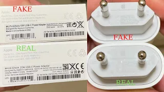 Fake vs Real Apple Charger  For iPhone Counterfeit Or Duplicate Chargers