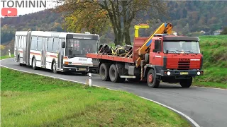 Truck pulling Bus | Tatra 815 - Ikarus 435 | odtah autobusu