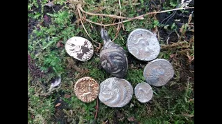 metal detecting gold and silver celtic coins