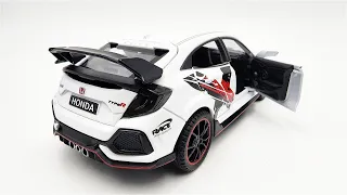 1:32 Honda Civic Type R Collectors Diecast Model Trailer