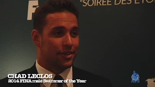 AIPS/FINA Young Reporters in Doha: interview with 2014 best swimmers Chad LeClos and Katinka Hosszu