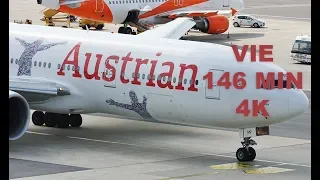 146 MIN Plane Spotting at Vienna Airport, Schwechat VIE - 4K