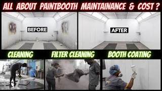 Car paintbooth/bhatti kuch aise clean & maintain ki jaati hai