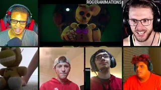 [FNAF SFM] RUN RUN by CK9C (COLLAB) [REACTION MASH-UP]#871