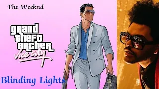 The Weeknd - Blinding Lights __ GTA vice City