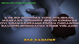 PREMYERA! IZLADIM KARAOKE (AZIZBEK SHAROFIDDINOV) IZLADIM KARAOKE TEXT, текст песни караоке изладим