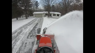 New Kubota BX 2380 with 54" snowblower