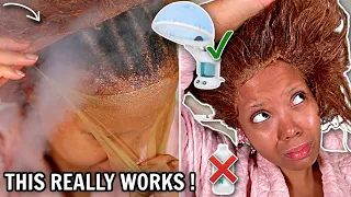 🛑 STOP Ripping Your EDGES Out ❌ NO Tension SAFE STEAM HYDRATION Wig Removal |HOW TO REMOVE LACE GLUE