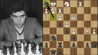 BU NASIL BİR AT ÖYLE TÖVBELER OLSUN (KASPAROV'UN EN ÜNLÜ OYUNLARINDAN BİRİ)