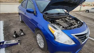 2016 nissan versa front strut replacement!!!