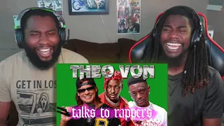 Theo Von being Theo Von with rappers | SmokeCounty JK Reaction