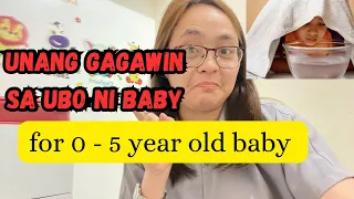 UNANG GAGAWIN PAG MAY UBO SI BABY (0-5 year old) by Dr. Pedia Mom